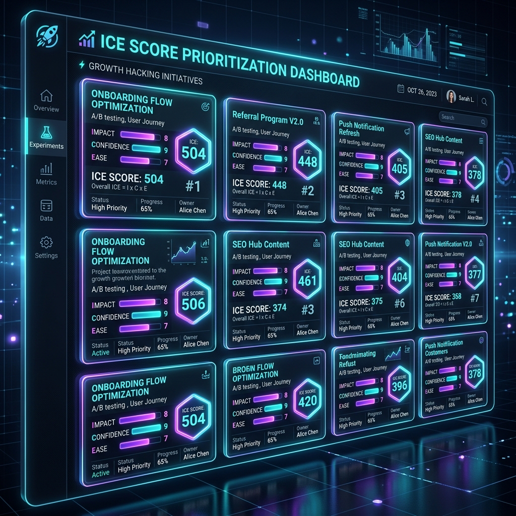 ICE Score: O Guia Definitivo para Priorizar Ideias de Growth